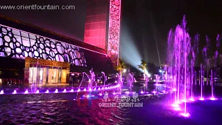 Dubai Frame Musical Fountain in Zabeel Park