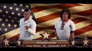 Casey Ryback (Steven Seagal) vs Commander Krill (Gary Busey) Thankskilling 2022 WWE2k PPV