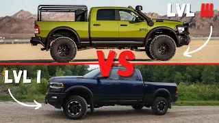 RAM 2500 Power Wagon | LEVEL 1 VS LEVEL 3 Off-Road Equipment Group - What's the Difference??