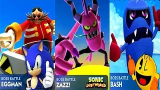Sonic Dash Doctor Eggman & Zazz & Bash Pacman Boss Fight Gameplay