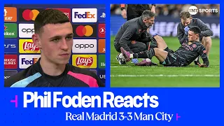 "IT'S A FANTASTIC RESULT" 😅 | Phil Foden | Real Madrid 3-3 Man City | UEFA Champions League