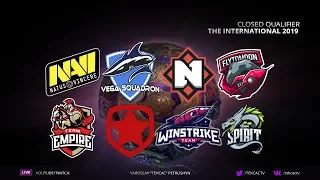 🔴 [RU] Navi, Winstrike, Vega, Gambit, FTM и тд | The International 2019 - CIS Qualifier