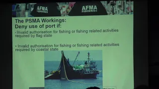 Management of foreign fishing vessel in Australia