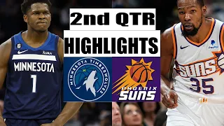 Phoenix Suns vs Minnesota Timberwolves 2nd QTR GAME HIGHLIGHTS | April 5 | 2024 NBA Season