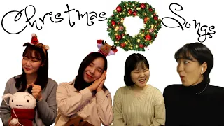 Koreans React to Famous Christmas Songs(Mariah Carey, Bing Cosby, Michael Buble, and more)