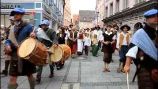 Memmingen, Wallenstein 2012 - Musikerumzug