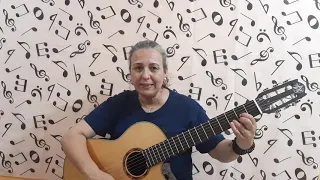 Tocando "Chalana" de Almir Sater por Professora Liliane Francioni