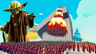 150x YODA vs 4x EVERY GOD - Totally Accurate Battle Simulator TABS