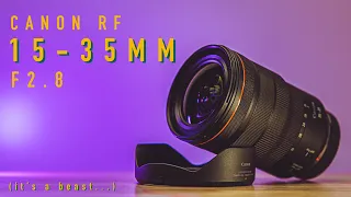 This is THE Vlogging Lens!!  | A (Super Short) CANON RF 15-35mm F2.8 Review