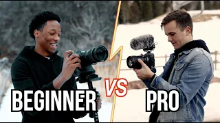 Beginner vs Pro 4 // Engagement Video Shootout