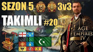 Age of Empires IV Dereceli Takımlı #20 - TATİL SONRASI 3v3 | AoE4 Oynayış Sezon 5 #20