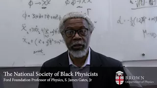Jim Gates and the National Society of Black Physicists