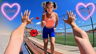THIS COMPLETELY CRAZY GIRL WANTS ME TO BE HER BOYFRIEND (ParkourPOV Love Romantic Funny)