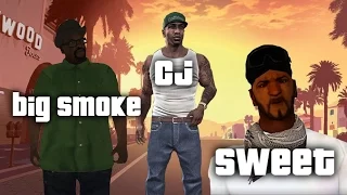 Grand Theft Auto 5 - Finding CJ Big Smoke And Sweet! Easter Egg!