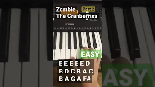 Zombie - The Cranberries (SUPER EASY PIANO TUTORIAL) part 2