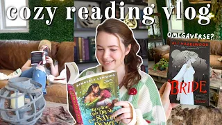 getting back into my romance era with hyped books 💗 READING VLOG