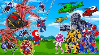 TRANSFORMERS ACROSS-VERSE 2D vs. GODZILLA: RISE OF THE BEASTS DINOSAURS REX: Autobots HELICOPTER JCB