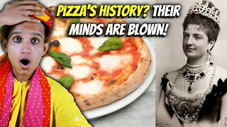 Villagers' Priceless Reactions to the Fascinating History of Pizza! Tribal People Try