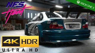 NFS HEAT - BMW M3 GTR True 4K HDR (Xbox One X) Gameplay