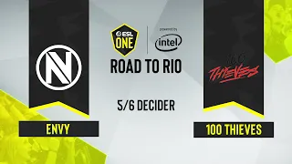 CS:GO - Envy vs. 100 Thieves [Nuke] Map 3 - ESL One: Road to Rio - 5/6 Decider - NA