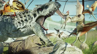 INDOMINUS REX IN THE AVIARY!! - Jurassic World Evolution 2