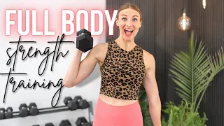 30-minute Full Body  Strength Training with Dumbbells