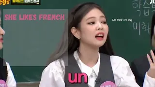 Jennie speaking French(she loves it) |Radom thingy