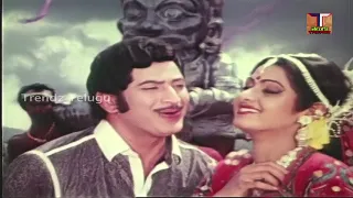 Chukkalammaki Chandamama Video song Samshare Shankar Movie songs | Krishna | Sridevi | Trendz Telugu