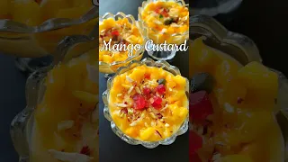 The Best Mango Custard Recipe #mangocustard #custard #food #summer #shorts #mango #yummy