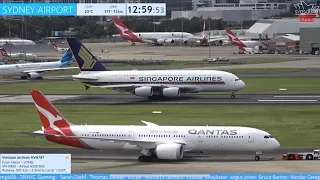 🔴 TAKEOFF RUSH! - Sydney Airport Plane Spotting with Tim + ATC🔴