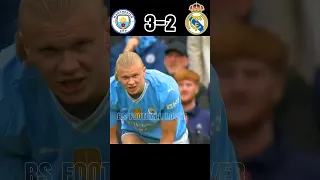 Man City vs Real Madrid (5-2)🔥⚽🥵 haaland hectic goals 2026  #shortvideo  #football #viral
