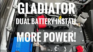 Jeep Gladiator Genesis Off Road Dual Battery Kit Install