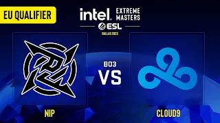 NiP vs Cloud9 | Карта 3 Overpass | IEM Dallas 2023 Europe CQ