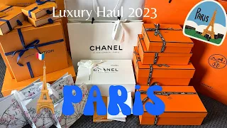 My PARIS Luxury Haul 2023 - LV CHANEL HERMES DIOR