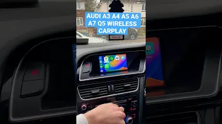 Amazing Audi Wireless CarPlay / Android Auto USB Music and Movies