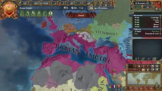 Europa Universalis IV 1.29.3 Manchu | Milan - Italy - Roman Empire  Timelapse (1444-1790)