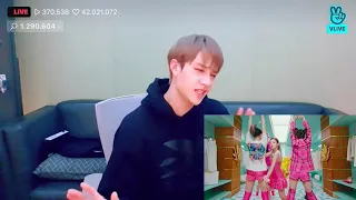 eng sub) Straykids Bangchan Reaction to ITZY LOCO 211024