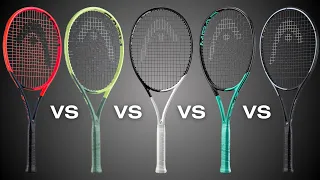 CLASH OF THE MPs from HEAD | Tennis Racket Battle