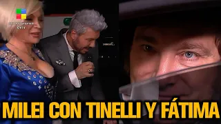 MILEI CON MARCELO TINELLI FUE A BUSCAR A SU NOVIA FÁTIMA FLÓREZ