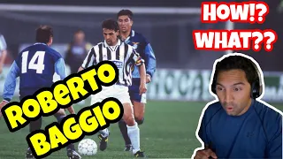 This guy teaches us what ball control really means - Roberto Baggio - Reaction