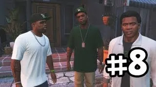 Grand Theft Auto 5 Part 8 Walkthrough Gameplay - The Long Stretch - GTA V Lets Play Playthrough