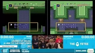 Zelda: A Link to the Past by Andy, superskuj in 1:29:47 - Awesome Games Done Quick 2016 - Part 157