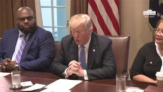 President Trump Meets with Inner City Pastors