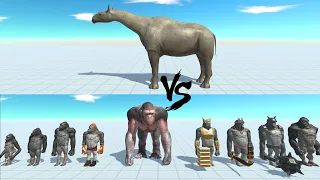 New Unit | Paraceratherium VS Mutant Primates - Animal Revolt Battle Simulator