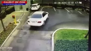 High Speed Accident At Car Wash