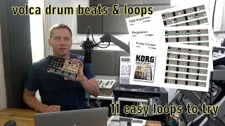 How to program beats with Korg Volca Drum - 11 classic patterns: reggaeton, EDM, pop, rock, R&B...