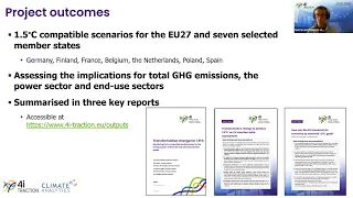 What does the 1.5°C goal require from EU climate policy? An assessment from 4i-TRACTION