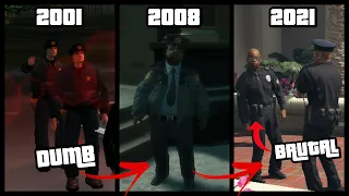 Evolution of Cop LOGIC in GTA Games [2001-2021]