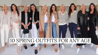 10 SIMPLE SPRING OUTFITS FOR ANY AGE | STYLING MY MUM IN THE SAME OUTFITS AS ME | CLASSIC STYLE