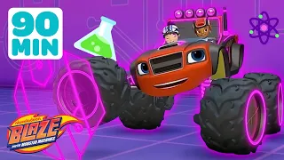Special Mission Blaze Force Shield Mode! | Science Games for Kids | Blaze and the Monster Machines